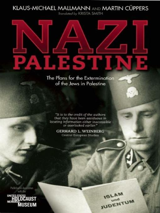 Cover image for Nazi Palestine